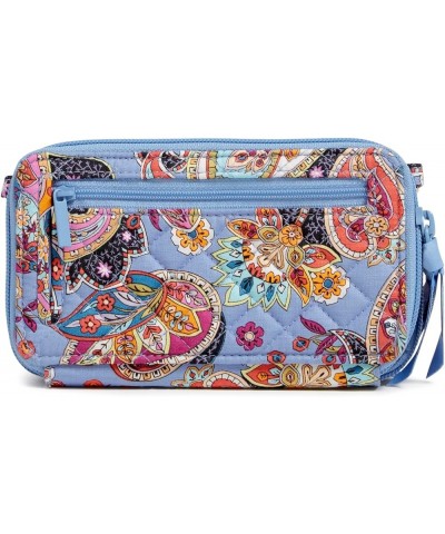 Cotton All in One Crossbody Purse with RFID Protection Provence Paisley $32.80 Crossbody Bags