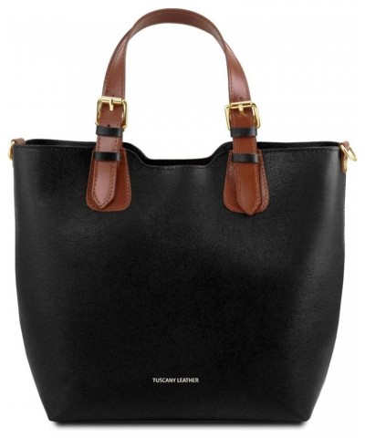 TLBag Saffiano leather tote Black $51.57 Totes