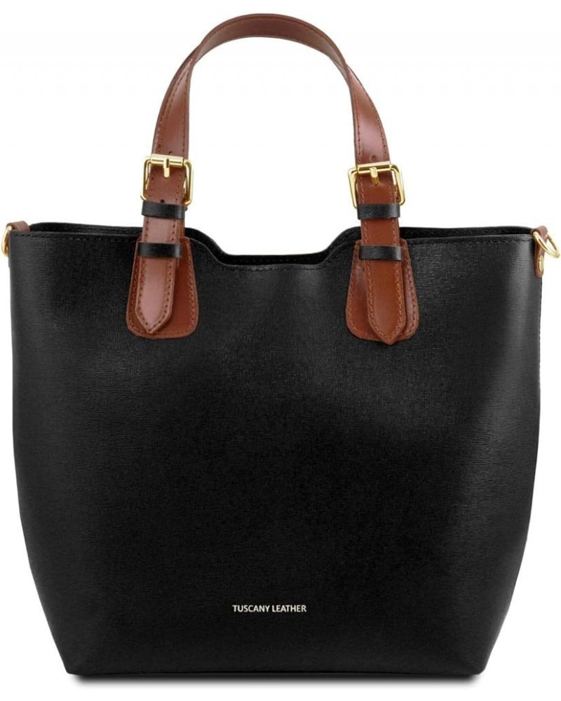 TLBag Saffiano leather tote Black $51.57 Totes