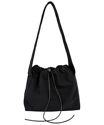 Canvas Black Tote Bag Hippie Crossbody Bag hobo bag Top Large Size Canvas Sling Bag shoulder bag for women and men (white(sma...