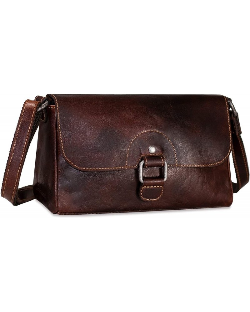 Voyager Emma Petite Crossbody 7217 Brown $69.29 Crossbody Bags