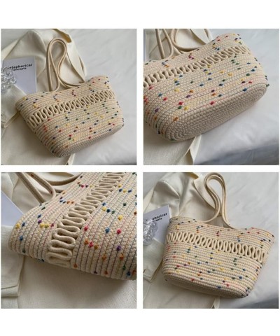 Straw Bags for Women Straw Tote Bag - Beach Bag Casual Hobo Bags Handmade Shoulder Bag Handbag, Vacation Aesthetic C $11.28 T...