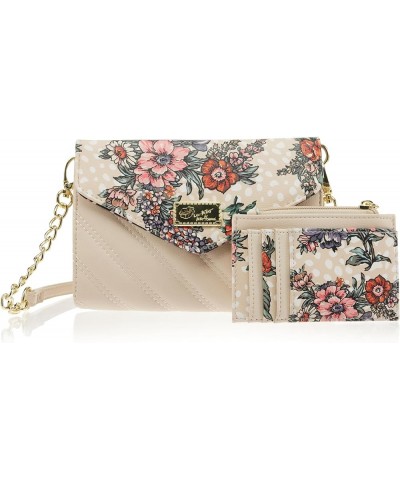 Luv Betsey Lbfancy Wallet Crossbody with Card Case Offwhite $27.54 Crossbody Bags