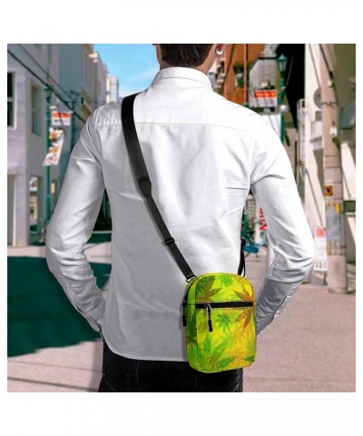 Large Canvas Messenger Bag Casual Shoulder Bag Travel Chest Bag Crossbody Bag Color138 $17.66 Crossbody Bags