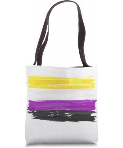 Vintage Non-Binary Pride Flag Stuff Tote Bag $13.44 Totes