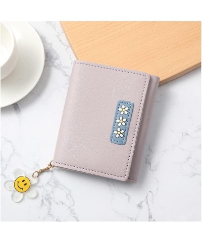 Leather Wallet Pu Leather Women's Wallet Fashion Cute Folding Short Zipper Purse Clutch for Girls Large Capacity Coin Pocket ...