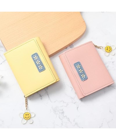 Leather Wallet Pu Leather Women's Wallet Fashion Cute Folding Short Zipper Purse Clutch for Girls Large Capacity Coin Pocket ...