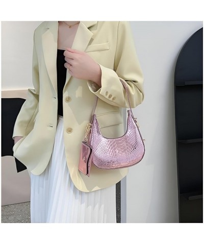 Shoulder bag for women, 2023 latest handbag, purse for lady, casual crossbody bag for woman with zipper Pink $12.00 Shoulder ...