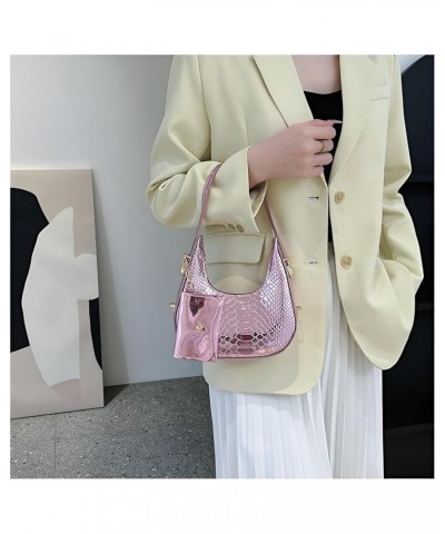 Shoulder bag for women, 2023 latest handbag, purse for lady, casual crossbody bag for woman with zipper Pink $12.00 Shoulder ...