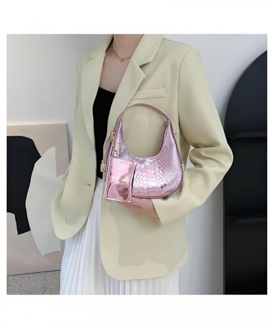 Shoulder bag for women, 2023 latest handbag, purse for lady, casual crossbody bag for woman with zipper Pink $12.00 Shoulder ...