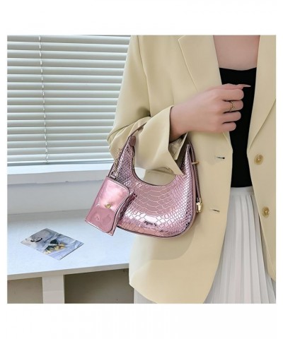 Shoulder bag for women, 2023 latest handbag, purse for lady, casual crossbody bag for woman with zipper Pink $12.00 Shoulder ...