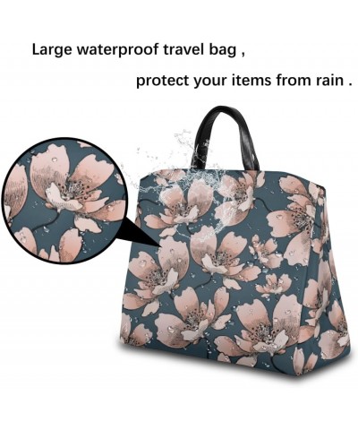 Decorative Flower Bright Large Tote Bag for Women Travel Should Bag Big Oversized Totes Waterproof Crossbody Tote Bag with Ad...