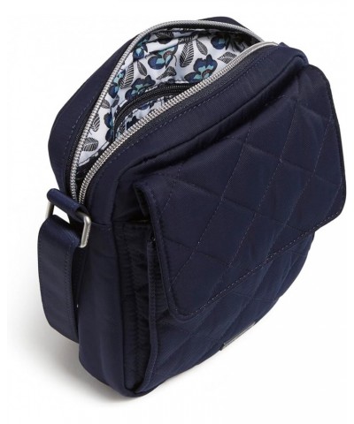 Women's Performance Twill Small Crossbody Purse Classic Navy $18.21 Crossbody Bags