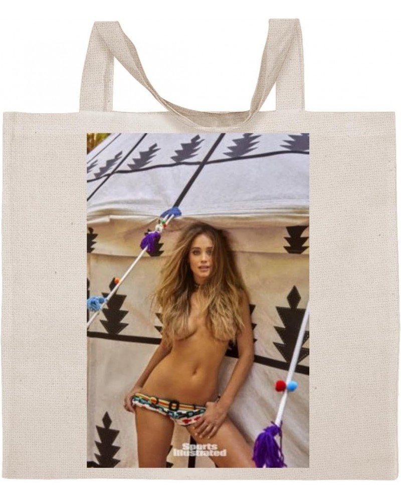 Hannah Davis - Cotton Photo Canvas Grocery Tote Bag IDPP690645 $20.83 Totes