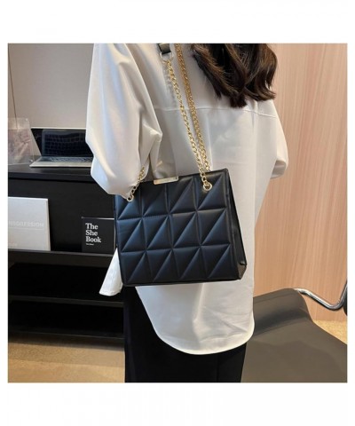 PU Leather Quilted Crossbody Bags for Women Messenger Shoulder Bag Phone Wallet Purse Chain Handbag (Green) Black $18.81 Shou...