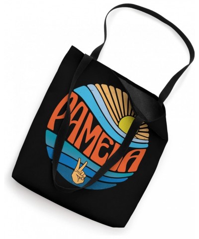 Pamela Shirt Vintage Sunset Pamela Groovy Tie Dye Tote Bag $13.63 Totes