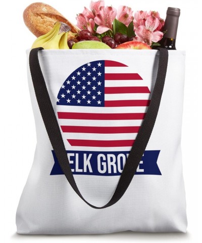 ELK GROVE - USA - American place name US flag design Tote Bag $10.11 Totes