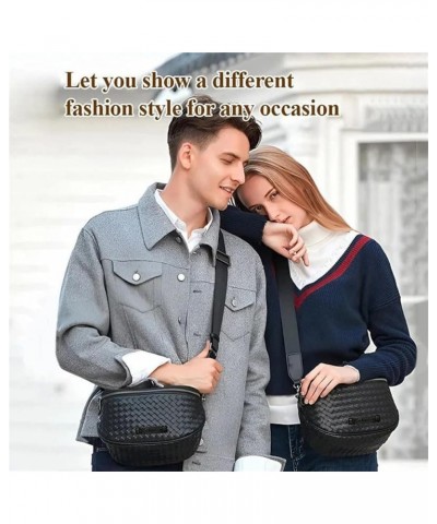 Hand Weaving Large Capacity Shell Bag, 2024 New Pu Leather Shoulder Bag, Casual Bag,Cross-Shoulder For Brown $13.72 Crossbody...