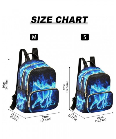 Abstract Horse Backpack Purse for Women Travel Handbag Shoulder Bag $15.75 Backpacks