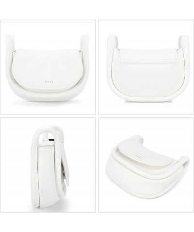 Designer Shoulder Handbags for Women, Mini Crossbody Purse Bag, Small Trendy Clutches White $14.75 Shoulder Bags