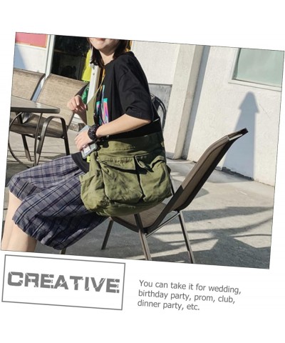 2pcs Messenger Bag Japan Canvas Miss White Girl Greenx4pcs $41.85 Others