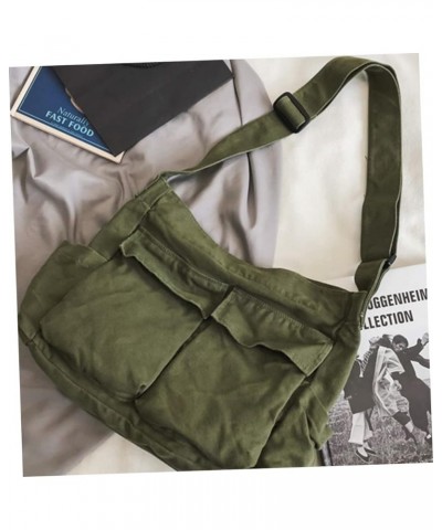 2pcs Messenger Bag Japan Canvas Miss White Girl Greenx4pcs $41.85 Others