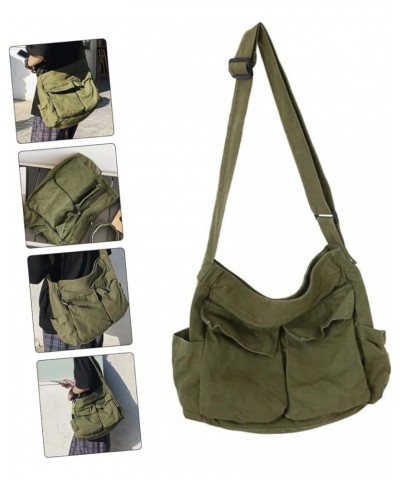 2pcs Messenger Bag Japan Canvas Miss White Girl Greenx4pcs $41.85 Others