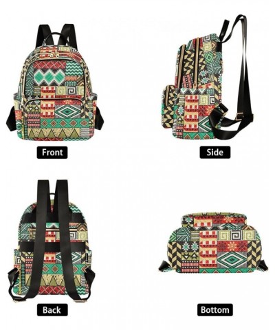 Boho Fashion Colorful Geometric Ornaments Casual Fashion Polyester Travel Rucksack Shoulder Bag Color Medium $15.54 Backpacks