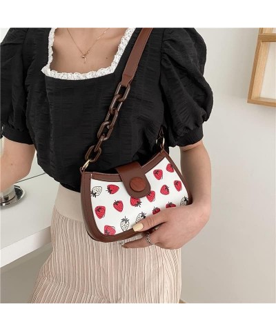 Women Handbags Shoulder Bags, Satchel Tote Bag, Women Trendy Simple Fashion One-Shoulder Messenger Cute Underarm Bag (Color :...