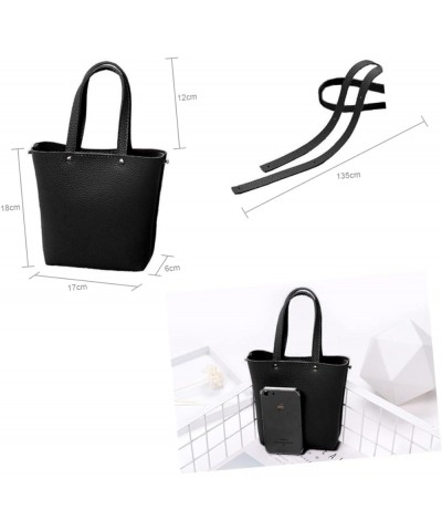 Cross Body Tote Carteras Para Mujer De Colgar Hombro Women Tote Bags Women's Shoulder Handbags Over Blackx3pcs $11.46 Totes