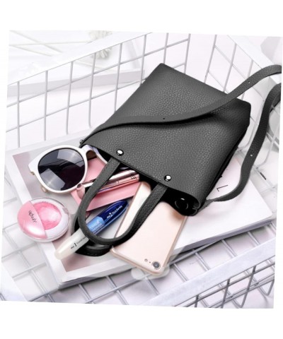 Cross Body Tote Carteras Para Mujer De Colgar Hombro Women Tote Bags Women's Shoulder Handbags Over Blackx3pcs $11.46 Totes