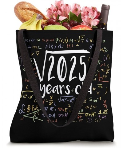 45th Birthday Square Root of 2025: 45 Years Old Gift Math Tote Bag $12.81 Totes