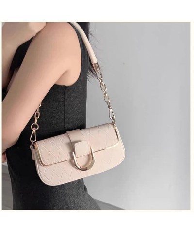 Shoulder Bag for Women Quilted Crossbody Bag Stylish Handbag Classic Underarm Purse With 2 Removable Chain Strap White $10.80...