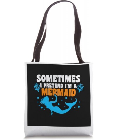 Quitting everything to be a mermaid beach Tote Bag $15.95 Totes