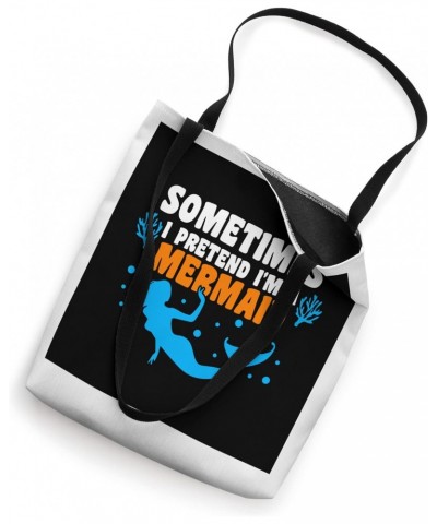 Quitting everything to be a mermaid beach Tote Bag $15.95 Totes