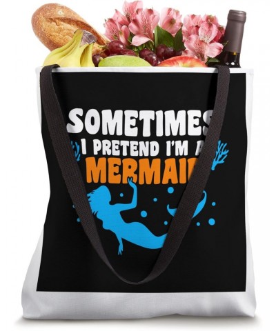 Quitting everything to be a mermaid beach Tote Bag $15.95 Totes