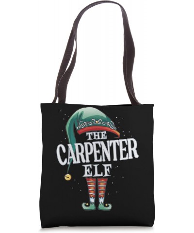 Carpenter Elf Christmas Group Xmas Pajama Party Tote Bag $14.39 Totes