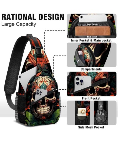 Stylish Crossbody Sling Bag phone crossbody bags Lightweight Casual Chest Bag For Women Men Unisex Travel Hiking Multi9 $21.0...