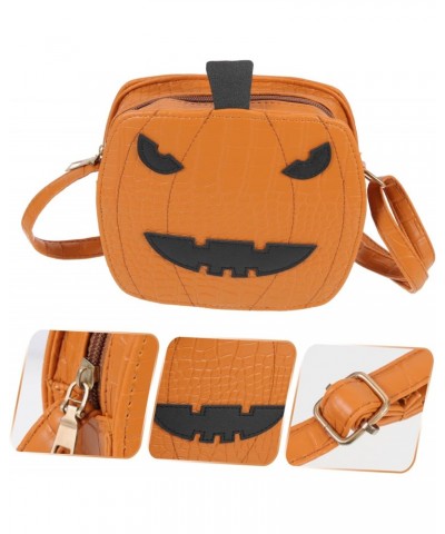 3pcs Pumpkin Head Buns pumpkin crossbody sling bag for women Halloween bag PU Storage women's wallets Large Capacity Storage ...