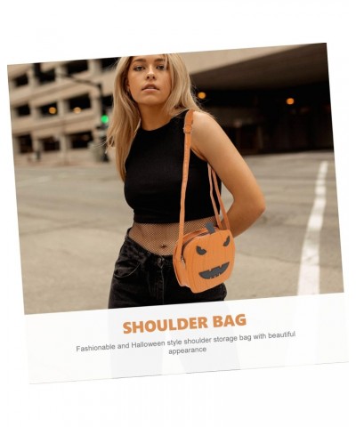 3pcs Pumpkin Head Buns pumpkin crossbody sling bag for women Halloween bag PU Storage women's wallets Large Capacity Storage ...