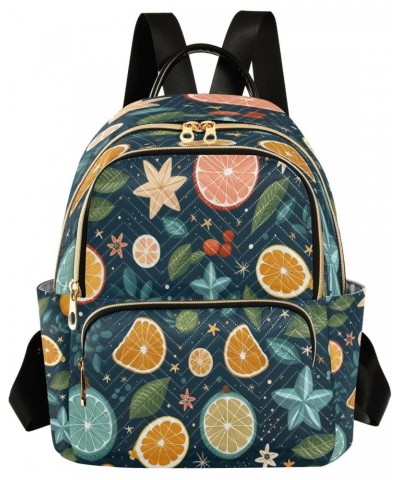 Cartoon Lemon Slices Women Backpack Purse Travel Daypack Shoulder Bag $14.35 Backpacks