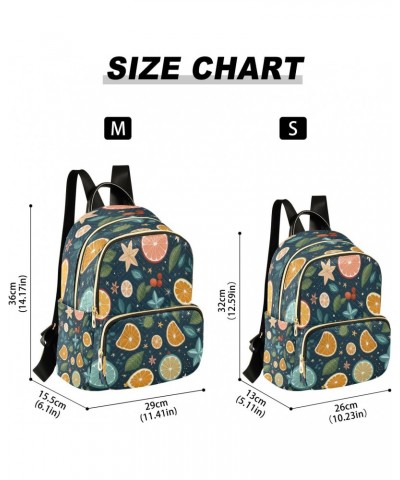 Cartoon Lemon Slices Women Backpack Purse Travel Daypack Shoulder Bag $14.35 Backpacks