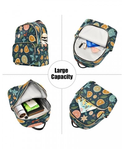 Cartoon Lemon Slices Women Backpack Purse Travel Daypack Shoulder Bag $14.35 Backpacks