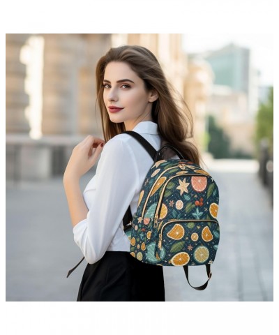 Cartoon Lemon Slices Women Backpack Purse Travel Daypack Shoulder Bag $14.35 Backpacks