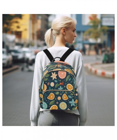 Cartoon Lemon Slices Women Backpack Purse Travel Daypack Shoulder Bag $14.35 Backpacks