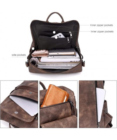 Leather Backpack Purse for Women Small Sling Bag for Women Crossbody $22.35 Backpacks