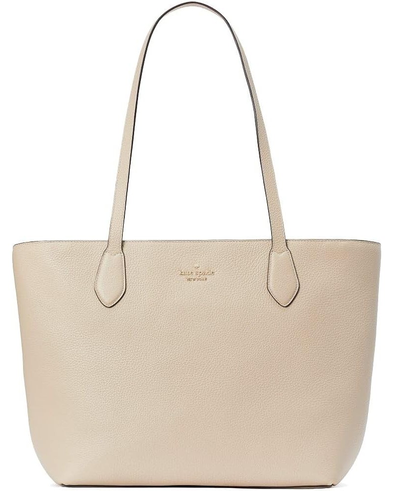 kate spade handbag for women Leila shoulder bag tote bag in leather Light Sand $87.74 Totes