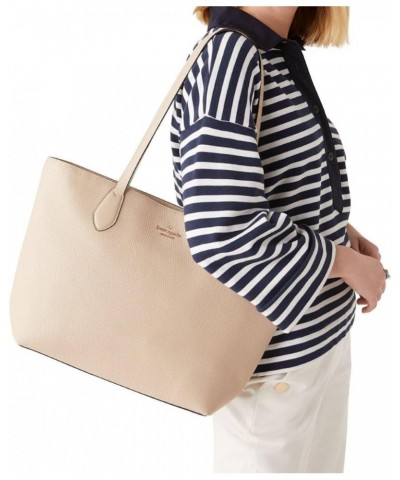 kate spade handbag for women Leila shoulder bag tote bag in leather Light Sand $87.74 Totes