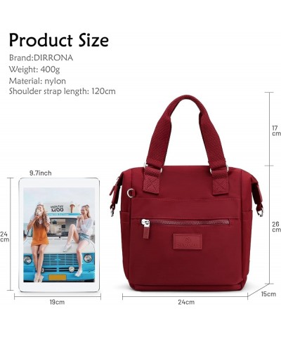 Fashion Women's Bag Nylon Women Shoulder Bag Casual Messenger Bag Red $20.71 Shoulder Bags