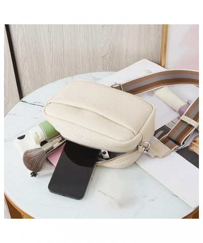 Crossbody Purse for Women Small Crossbody Bags Trendy Vegan Leather with Adjustable Shoulder Strap Black-2 $15.92 Crossbody Bags